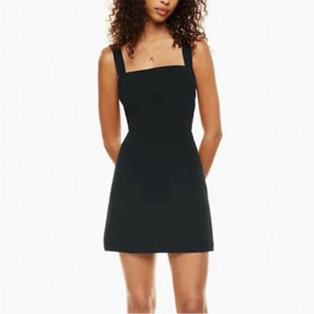 GUC Aritzia Aperture Black Mini Dress